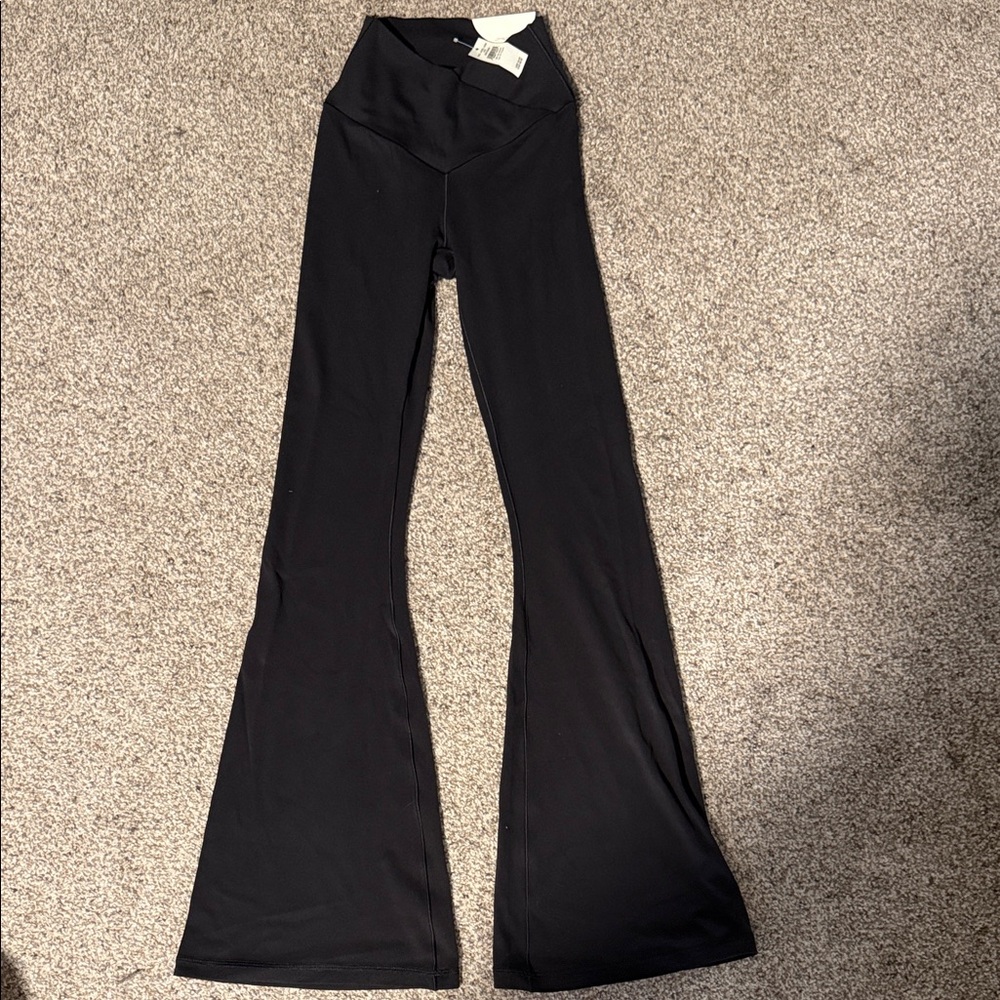 Aerie Black Flared Leggings